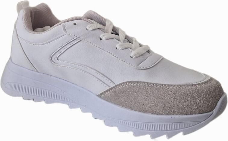 Tempo Schoenen Unisex Lichtgewicht Ade d Wandel Schoenen Wit Veters