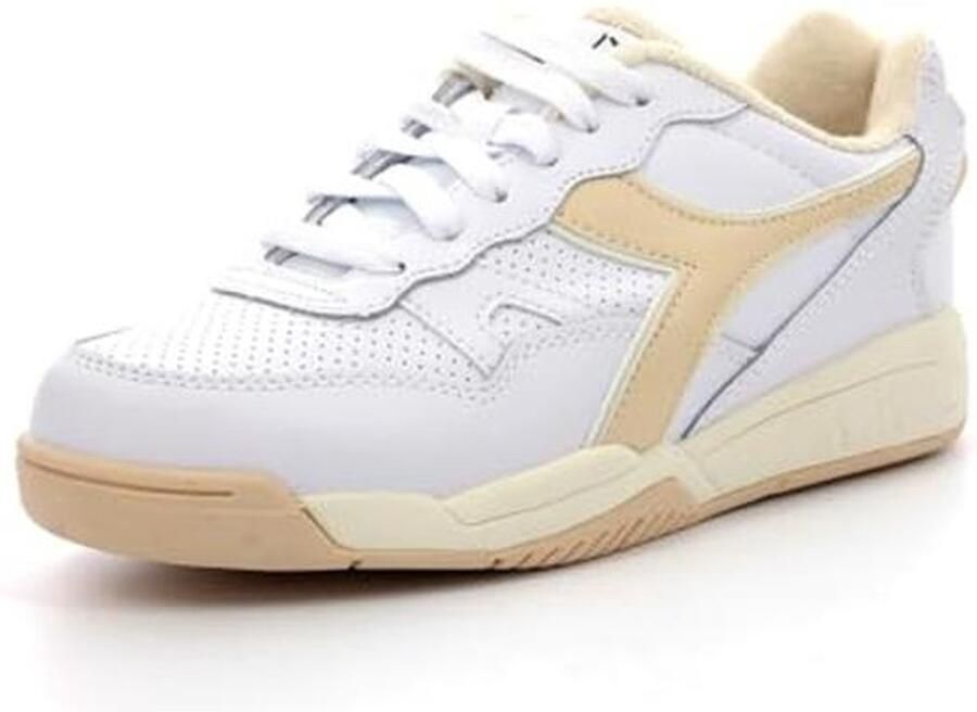 Tennis Geïnspireerde Unisex Sneakers van Leer en Suède