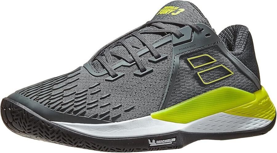 Tennisschoenen Heren All Court Grijs Aerodynamisch Ontwerp