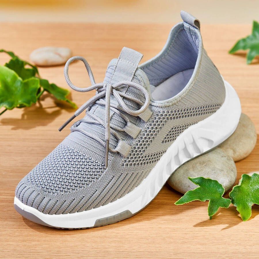 Textiel sneaker grijs