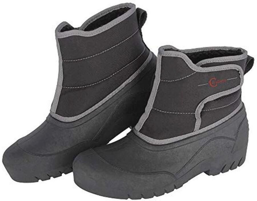 Thermo-winterschoen zwart 44 maat met imitatiebont voering