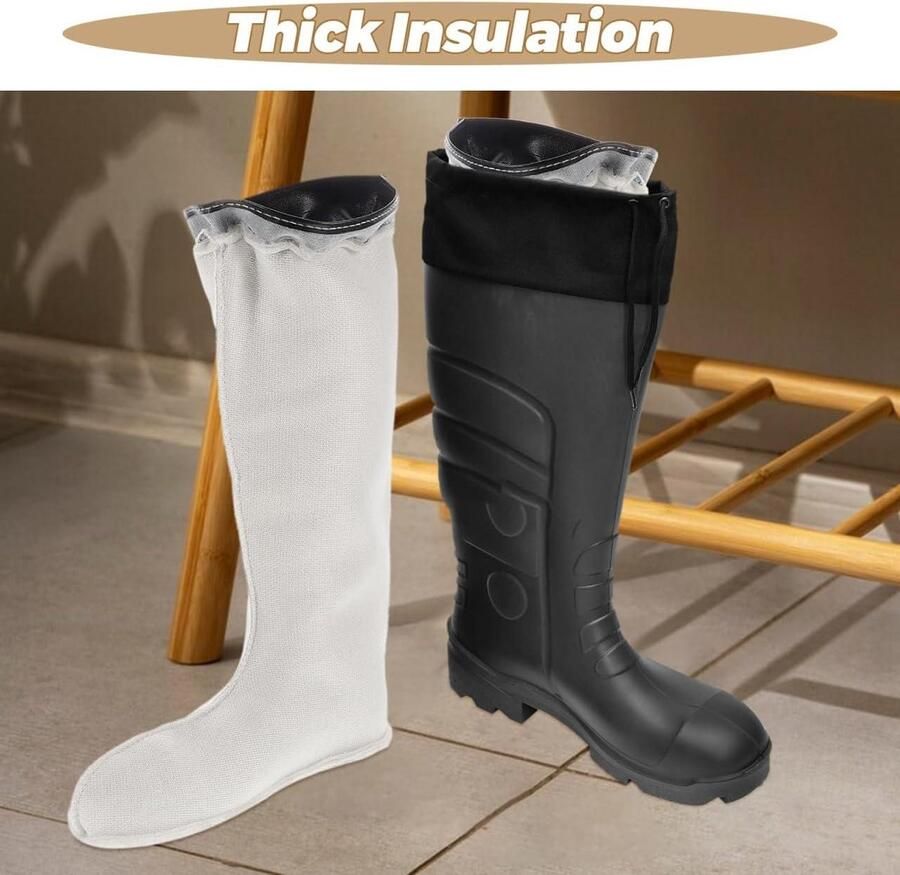 Thermosokken hoogte met fleecevoering Sneeuwlaarzen en werklaarzen PU-rand Eenhuidsmaat