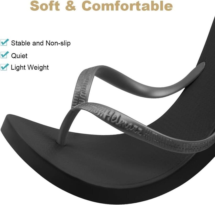Thijox Antislip Teenslippers voor en Zwarte Flip-Flops Ideaal voor Strand Vakantie Fitness en Zwembad