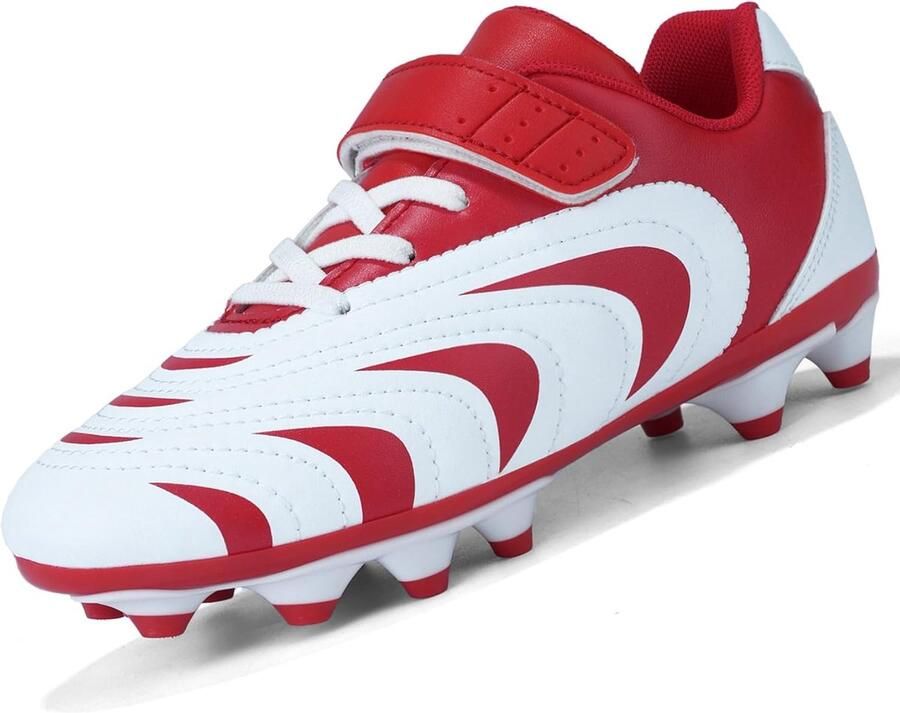 Thijox Kinderen Voetbalschoenen en Spikes Professionele Outdoor Atletiek Sportieve Soccer Trainingsschoenen voor Adolescenten