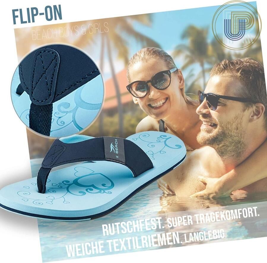 Thijox Ultrapower Flip-On Teenslippers Flip Flops Badslippers Strandschoenen Doucheslippers Vrije Tijd Sauna Schoenen Sandalen