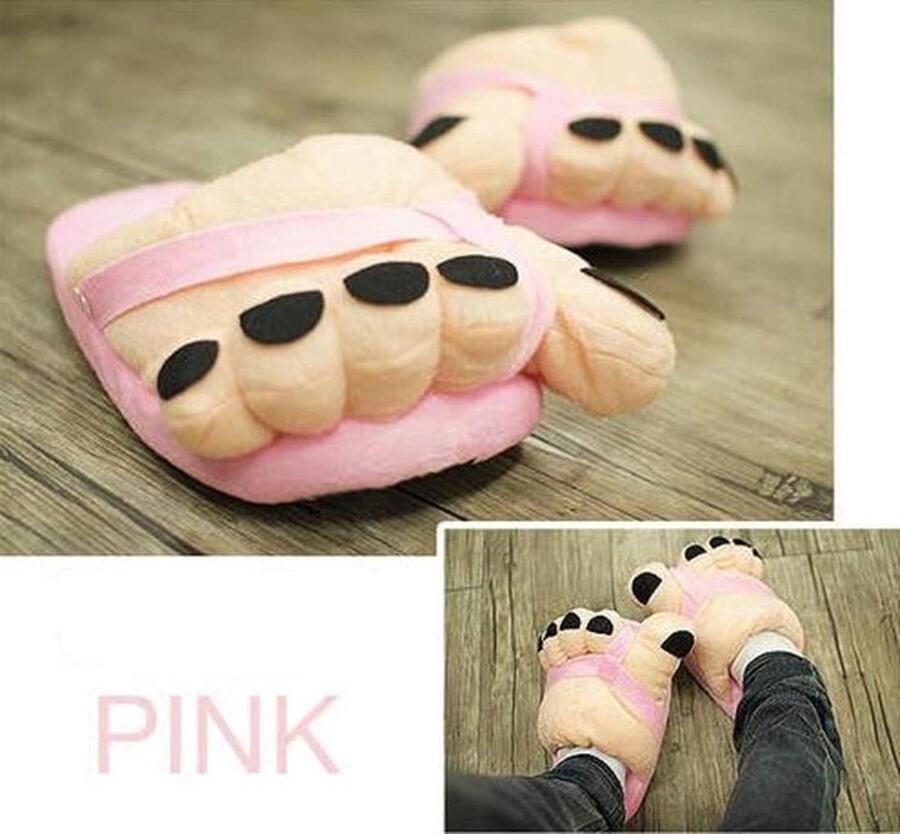 Toe pantoffels met cartoon warm zacht voor en