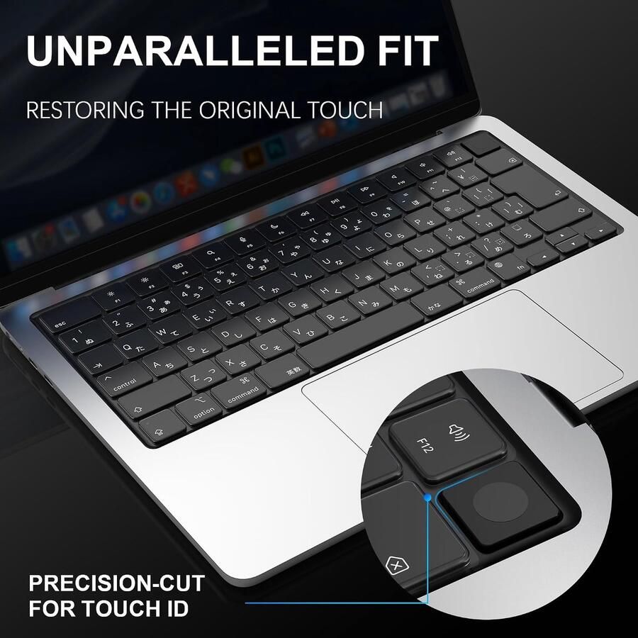 Toetsenbordhoes voor MacBook Neo Air Pro Layout Transparant 2026-2022 M5 M4 M3 M2 Ultradunne TPU Keyboard Cover Skin met Mac Air 13.6 15 Pro 14 16 M1 Pro Max 2021 MacBook Neo
