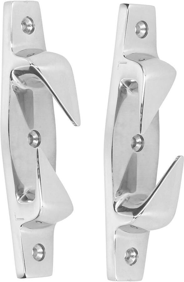 TOPINCN 2 Stuks Holle Fairlead-schoenplaatjes Links en Rechts Hooggepolijste Bootaccessoires voor Het Aanmeren van Verankeringsonderdelen Jachteigenaren