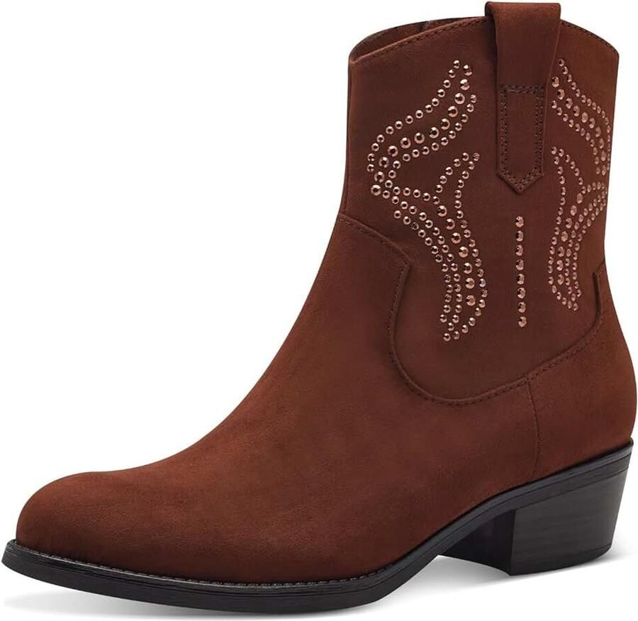 TOZZI dames Marco Tozzi Dames Bootie Zip+slip 2-25323-43Western Laarzen