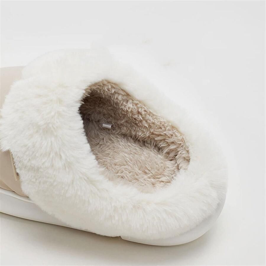 Traagschuim Pantoffels Katoenen Sloffen Binnen en Buiten Waterdicht en Antislip Gesloten Teen C