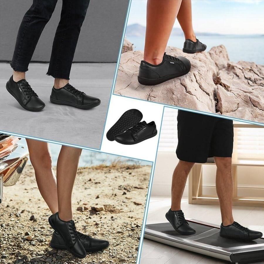 Trail barefoot schoenen heren Gym & wandelschoenen Brede teenbox