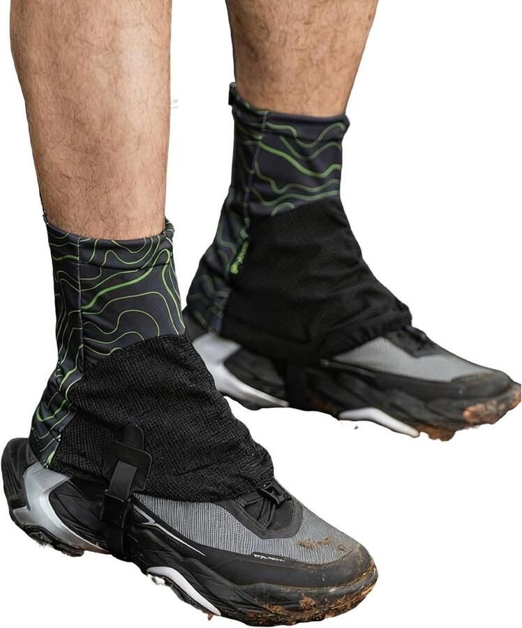 Trail Gaiters Beenbeschermers Outdoor Wandelen en Klim Zand en Waterdicht 1 Paar Groen
