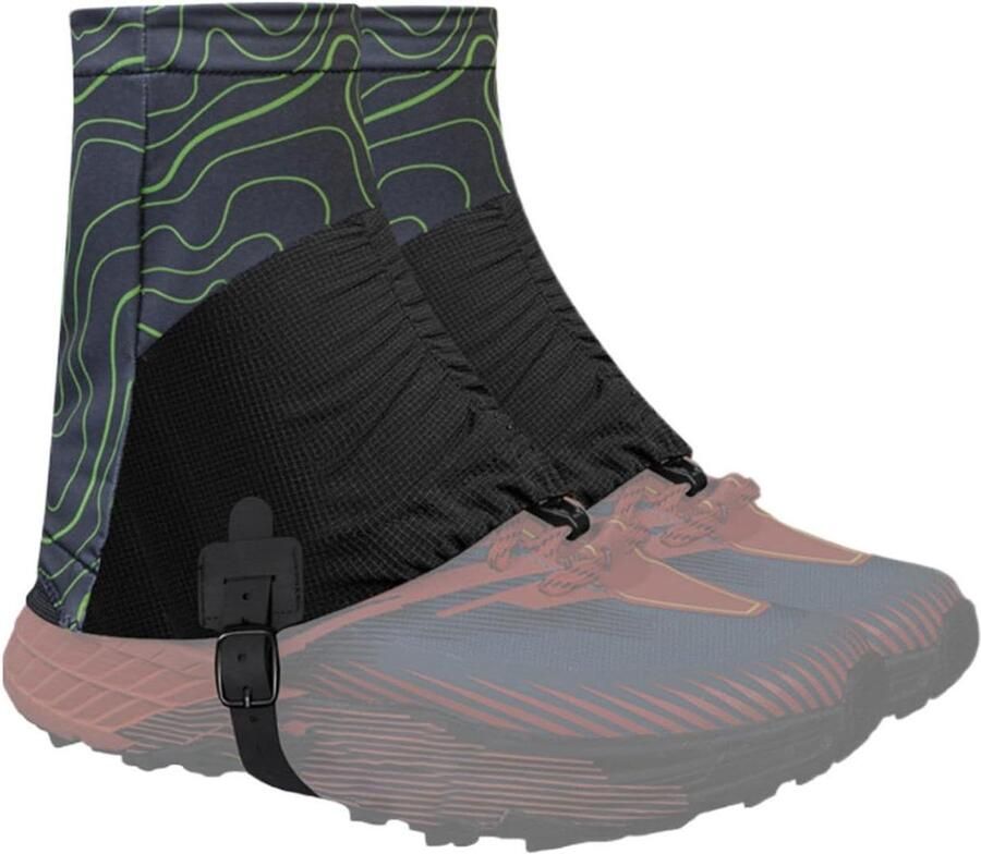 Trail Beenkapjes Schoenbeschermers Outdoor Zanddicht Wandelen Ade de Constructie Verstelbare Pasvorm Groen
