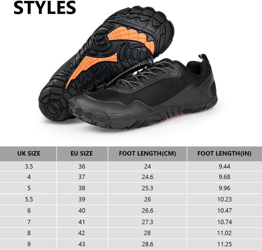 Trailloopschoenen voor en Lichtgewicht fitnessschoenen voor blote voeten Sneldrogende aquaschoenen met strand Wandelschoenen met blootsvoetse ervaring