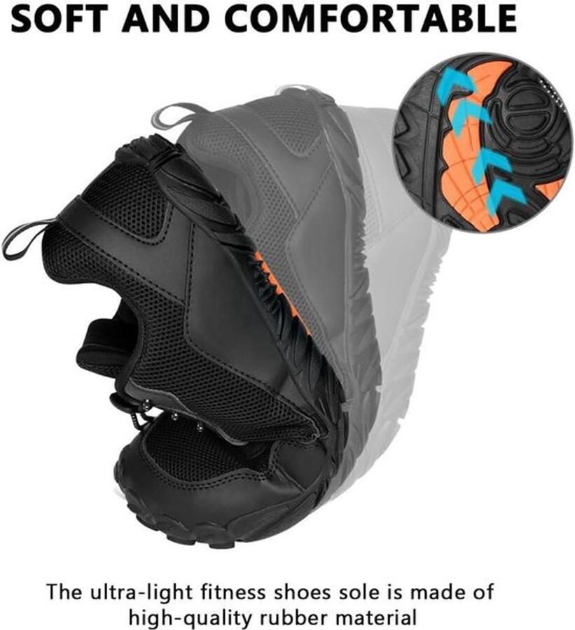 Trailloopschoenen voor heren lichtgewicht fitnessschoenen wandelschoenen ademende aquaschoenen voor strand en bad sneldrogend uniseks