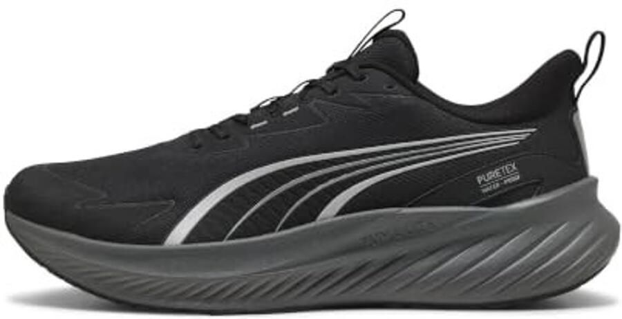 Trailrunning Schoenen Unisex Waterproof Zwart Zilver