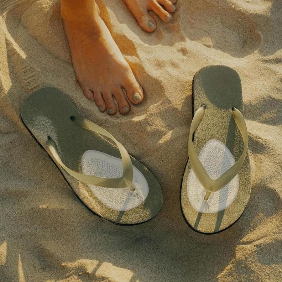 Transparante Siliconen Flip Flop Kussens Duidelijke Sandalen Teen Beschermers en Gel Antislip Voetbed voor Comfort en Bescherming van Sandalen voor en