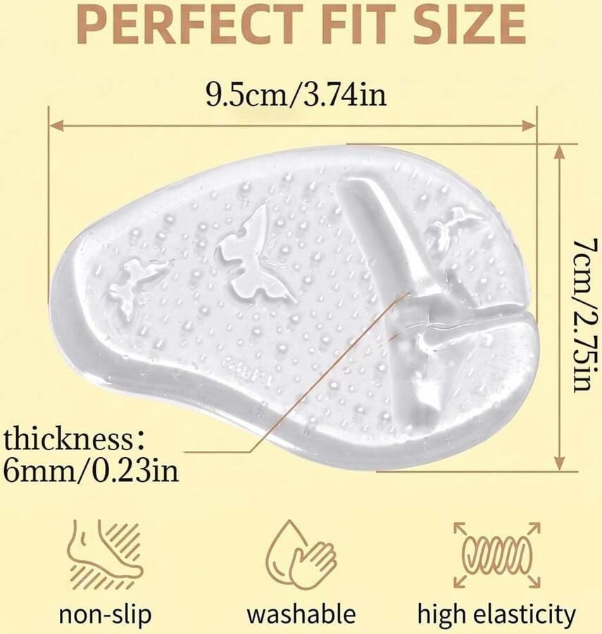 Transparante antislipbeschermers voor teenslippers Comfortabel en duurzaam ideaal voor elke gelegenheid