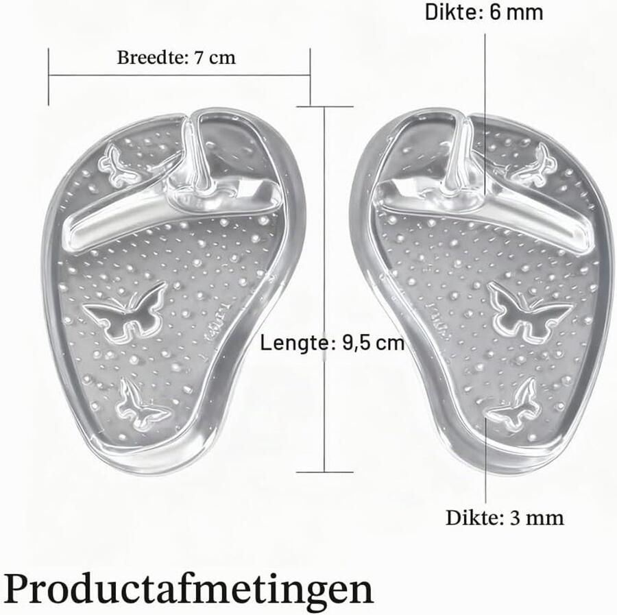 Transparante flip flop zolen 3 paar comfortabele en duurzame zolen voor slippers