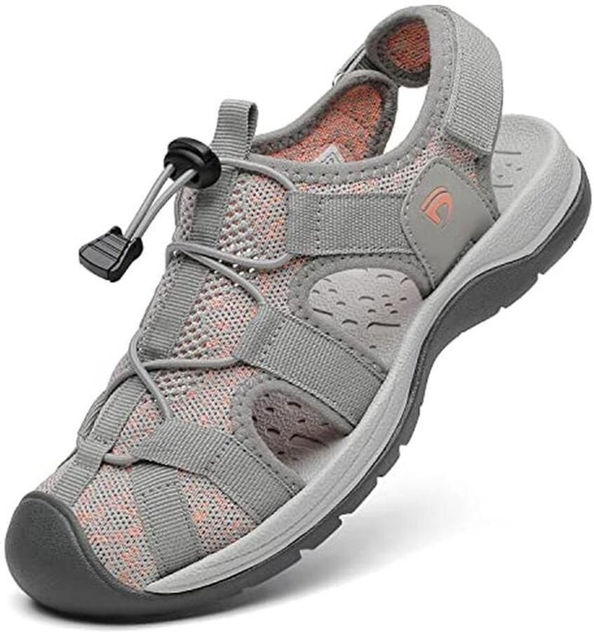 Trekkingsandalen Dames Comfortabele Wandelsandalen voor Zomer Ademend en Gesloten Tenen Outdoor Sportsandalen