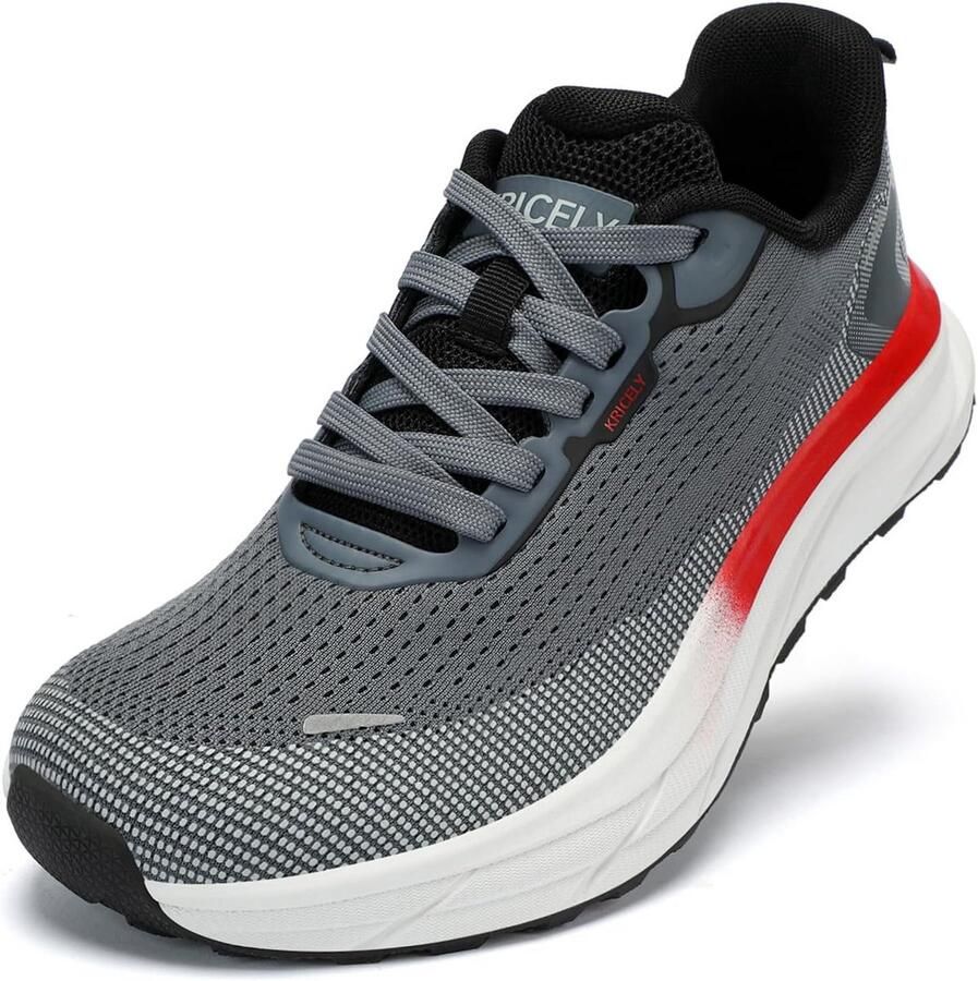 Brede Pasvorm Wandelschoenen Heren Ademend Stevige Sportsneakers