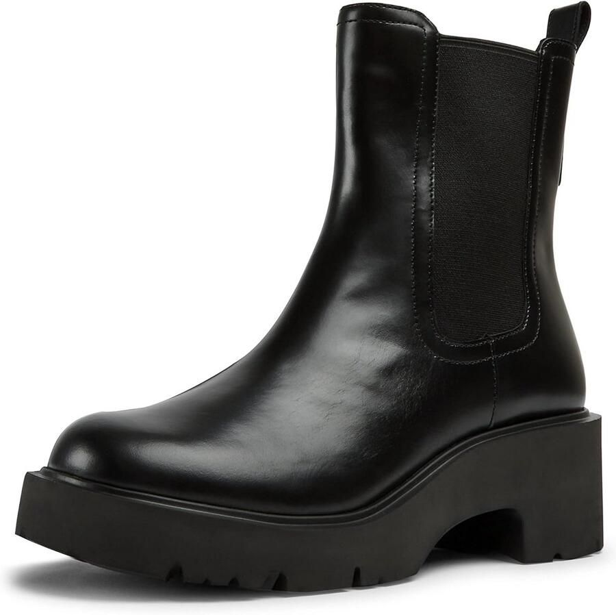 Trendy Chelsea Boot Dames met Robuuste Zool Comfortabele Enkelhoge Laars