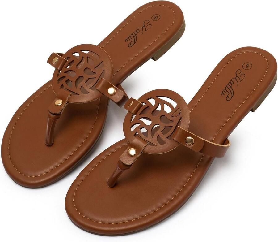 Trendy Dames Teenslippers Zomer Sandalen Open Teen Minimalistisch