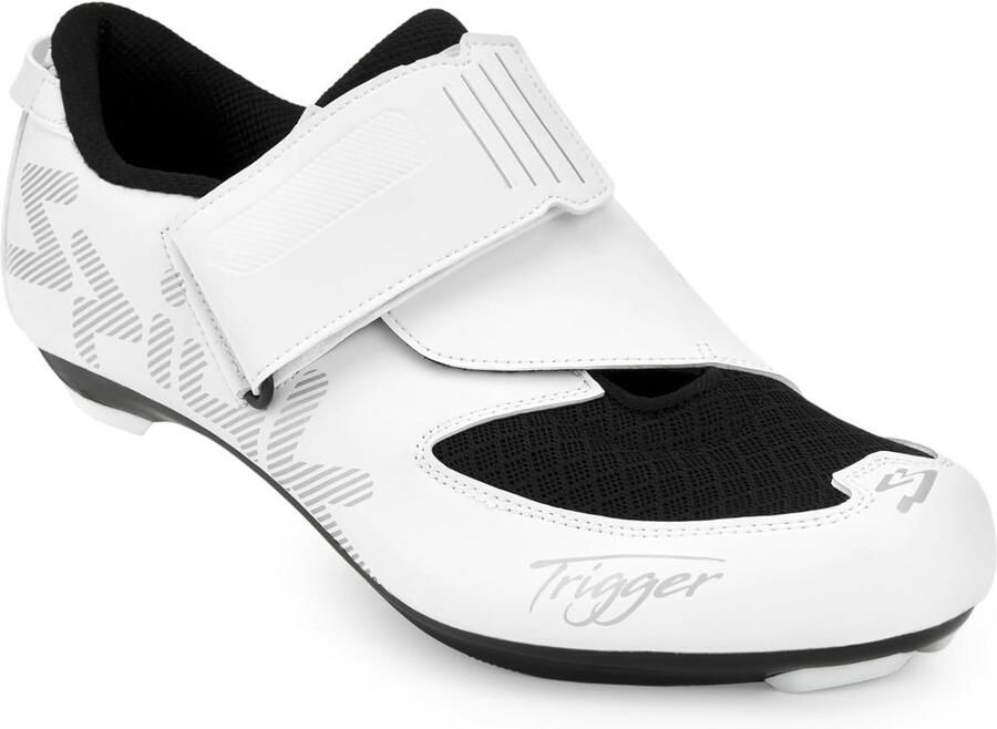 Triathlon Fietsschoenen Wit Unisex Brede Klittenband