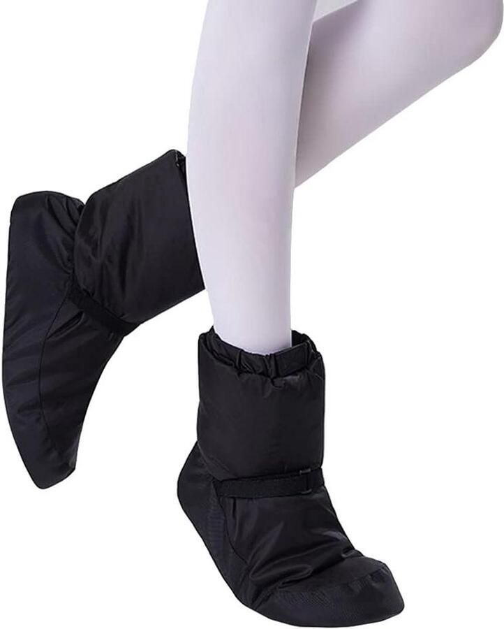 TTGoods Ballet Opwarmlaarzen voor Meisjes en Dames Verstelbare Elastische Schoenmond Ganzendonsvulling Waterdichte Oxford-stof EVA-zool Kampeertenten of Campers