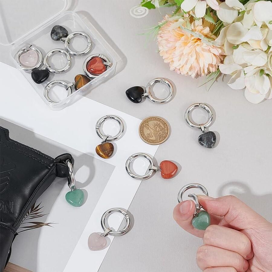 TTGoods Decoratieve schoenbedels in hartvorm Set van 12 Vintage stijl Sneaker en sandaal accessoires 6 kleuren