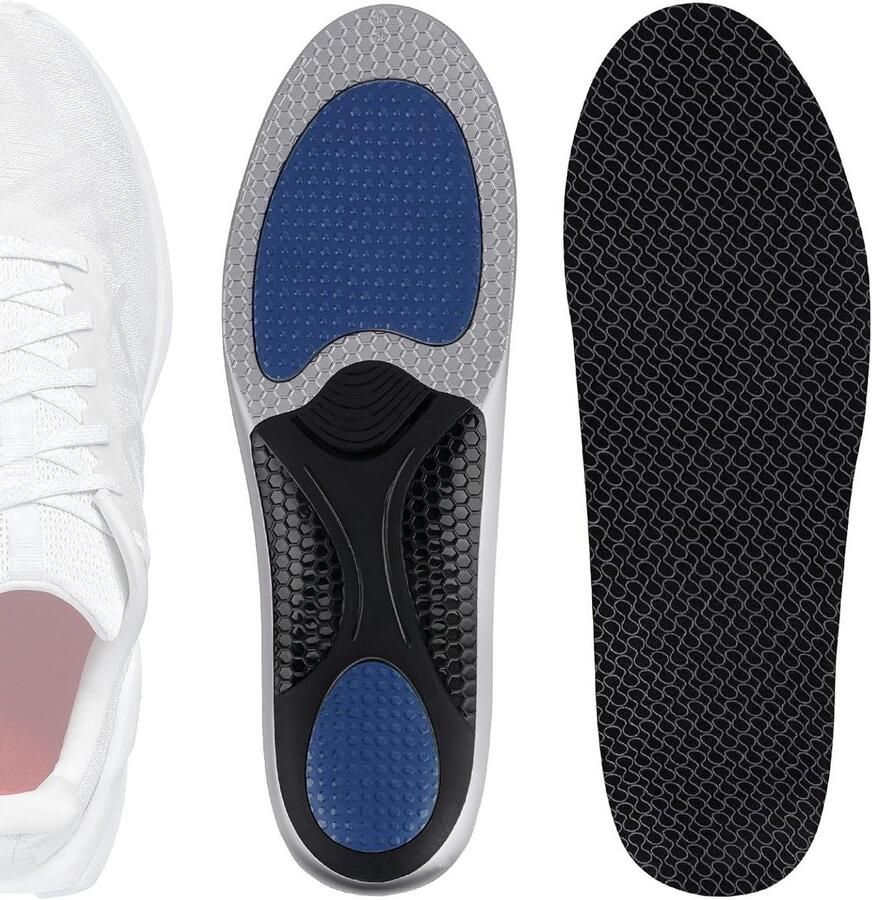 TTGoods Steunzolen voor voetboog Trail hardloopschoenen comfortabele inzetstukken met schokabsorptie (Maat US nen 10.5-11 12-12.5)