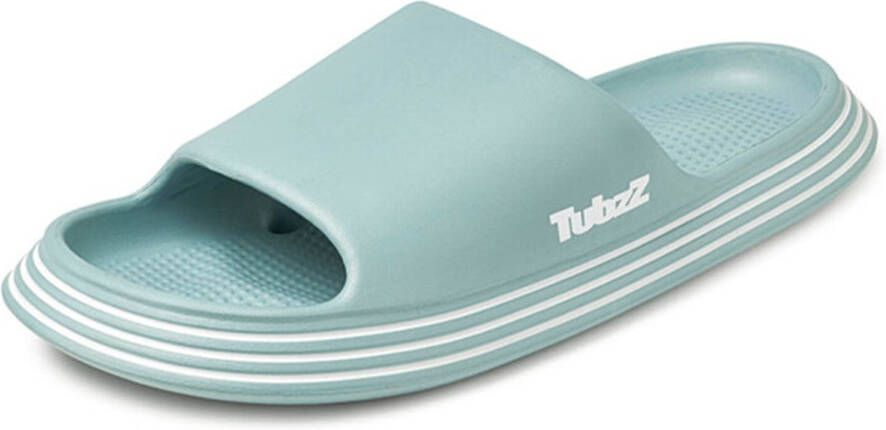 Sauna of bad slippers merk Import model Tubzz kleur blauw