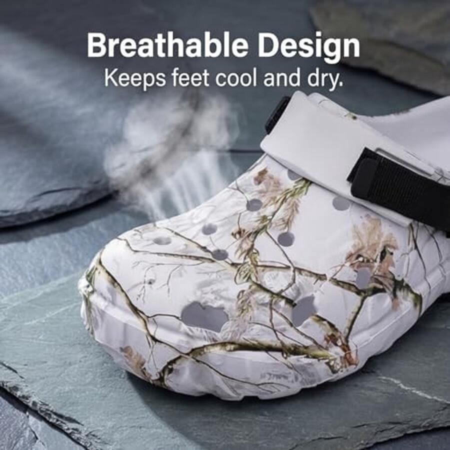 Tuin Clogs voor Mannen Lichtgewicht en Ademend Witte Sandalen