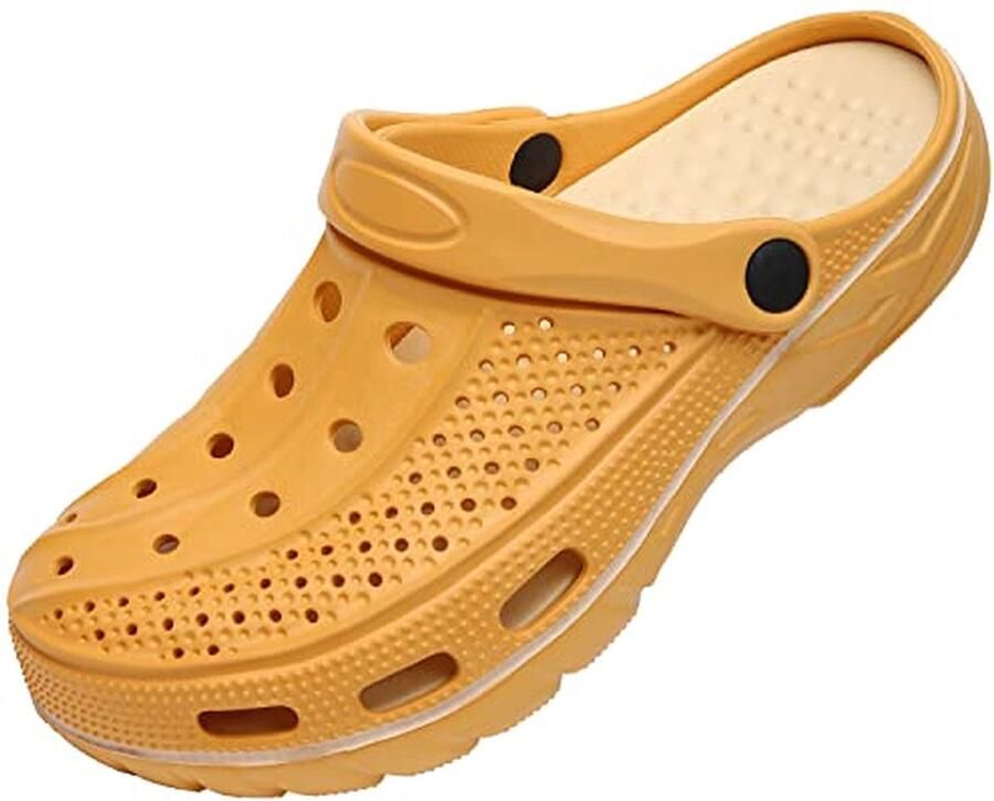 Tuinschoenen Instappers Outdoor Pantoffels Comfortabel Buiten Uitneembaar Voetbed Unisex Tweekleurig