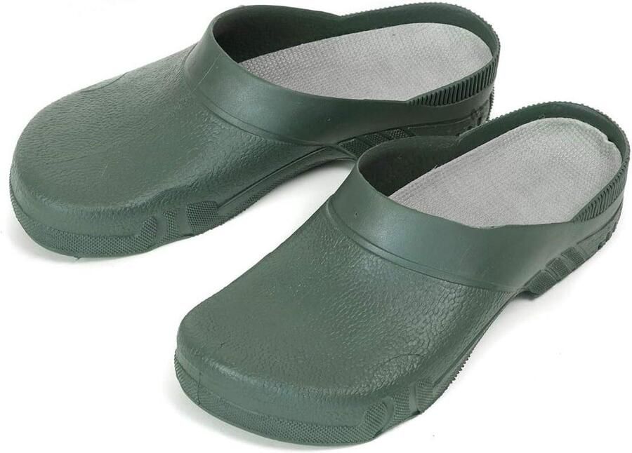 Tuinschoenen PVC Tuinstappers Klompen Buitenwerk Tuinieren Antislipzool Gesloten Teen 39 40 EU Groen