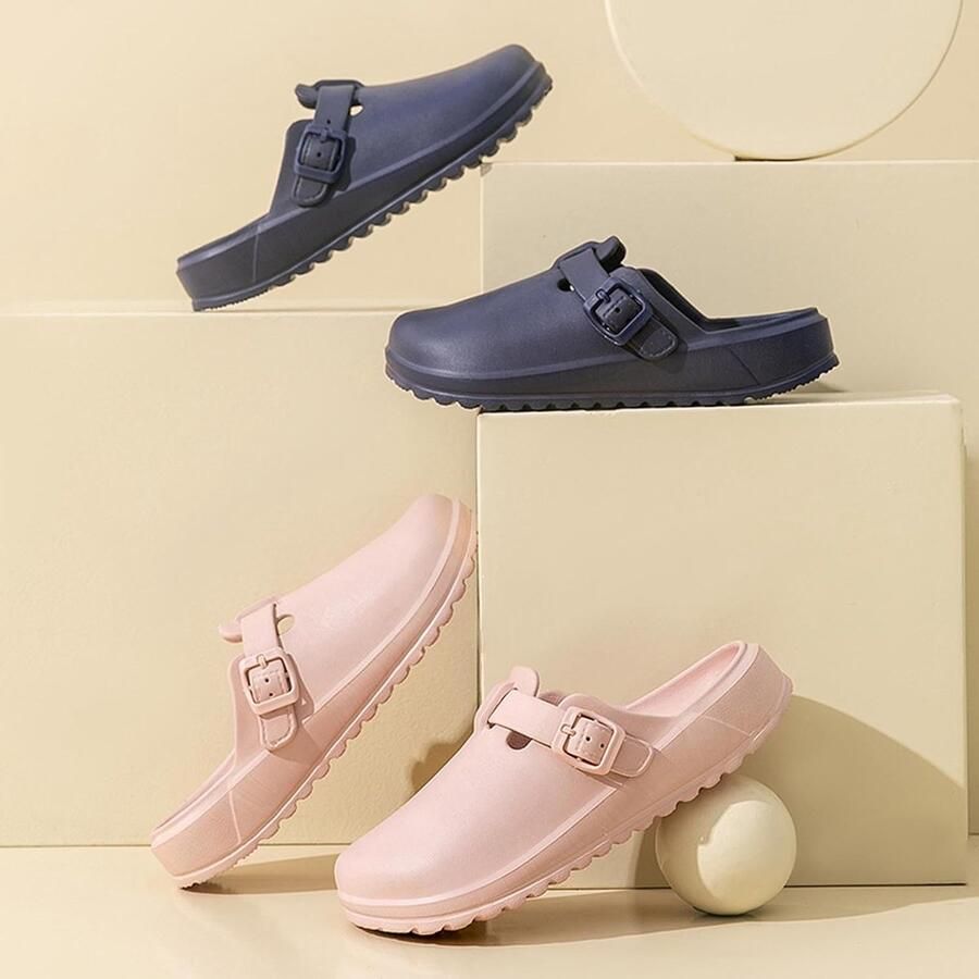 Tuinschoenen voor dames comfortabele lichte clogs met EVA-voetbed voor keuken tuin ziekenhuis binnen en buiten