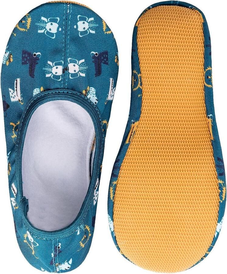 Turnpantoffels Dier Motief Turquoise Kinder Gymnastics Schoenen Ade d Antislip