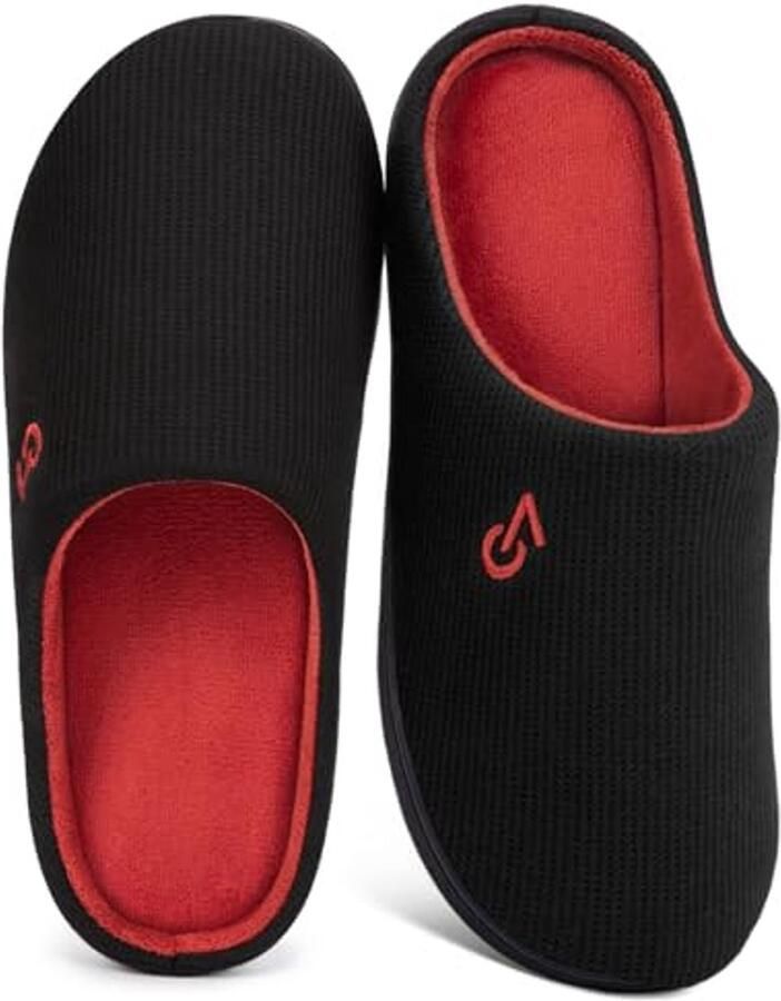 Tweekleurige pantoffels van traagschuim voor heren