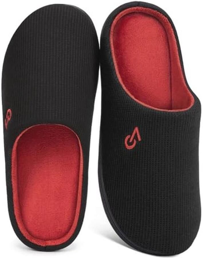 Tweekleurige pantoffels van traagschuim voor heren