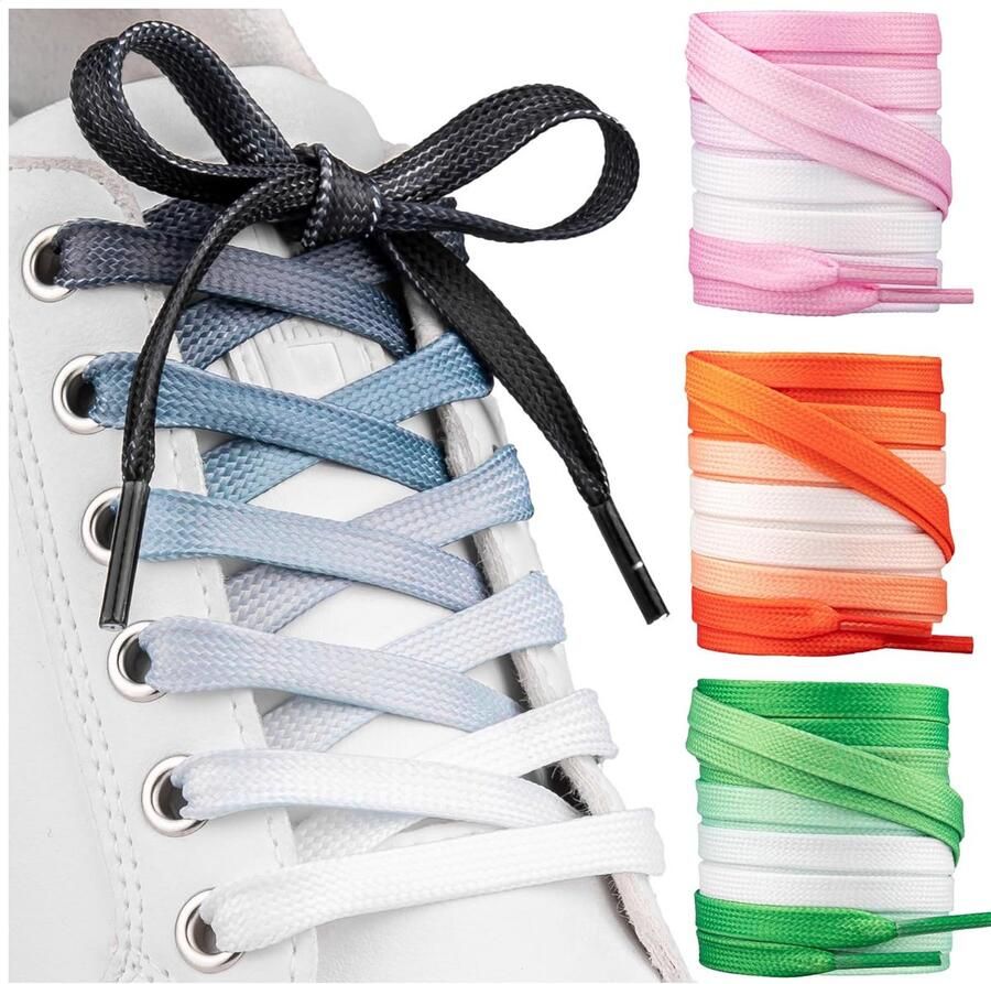 Tweekleurige Schoenmodelinnen Polyester Scheurbestendig en Kleurrijk voor Sneakers en Sportschoenen