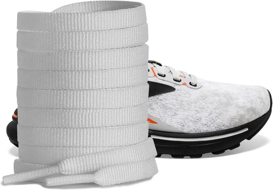 UamGlsob Running Shoelaces for Brooks Sneakers 6mm Striped Flat Shoelaces Replace t Strings ShopVlot