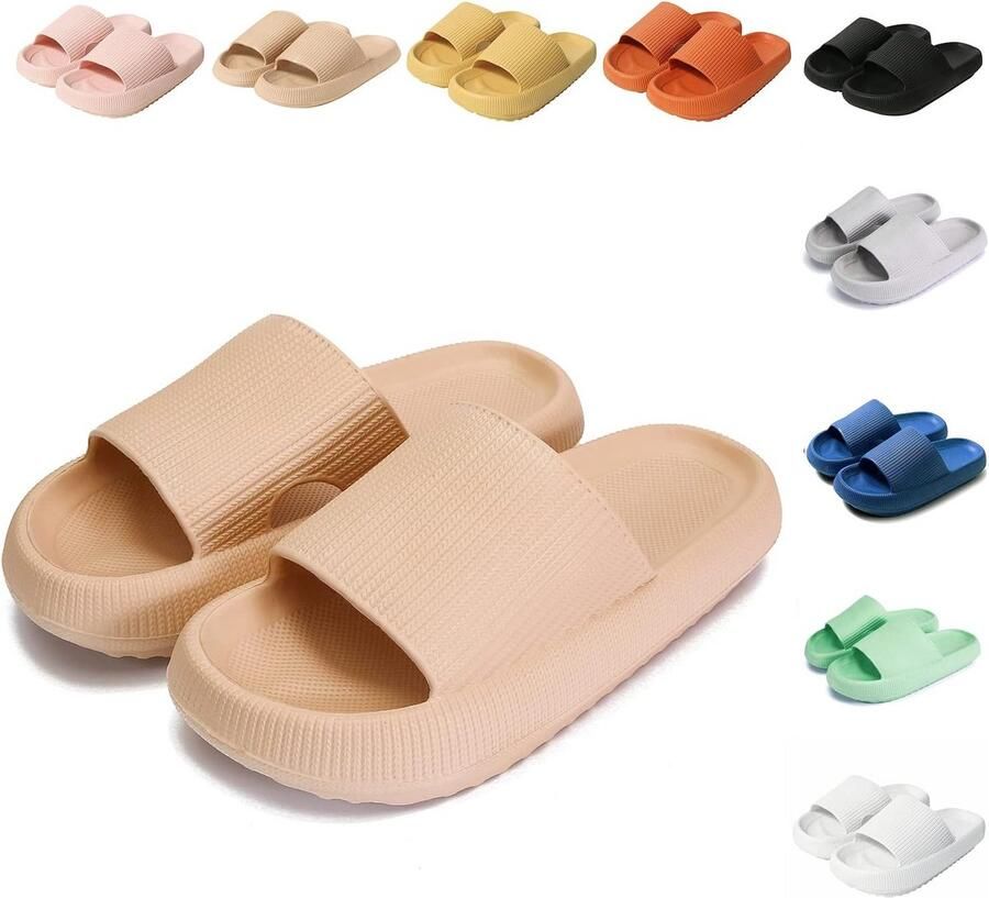 Ultra Zachte Cloud Pantoffels & Antislip Douche & Strandbad Slippers