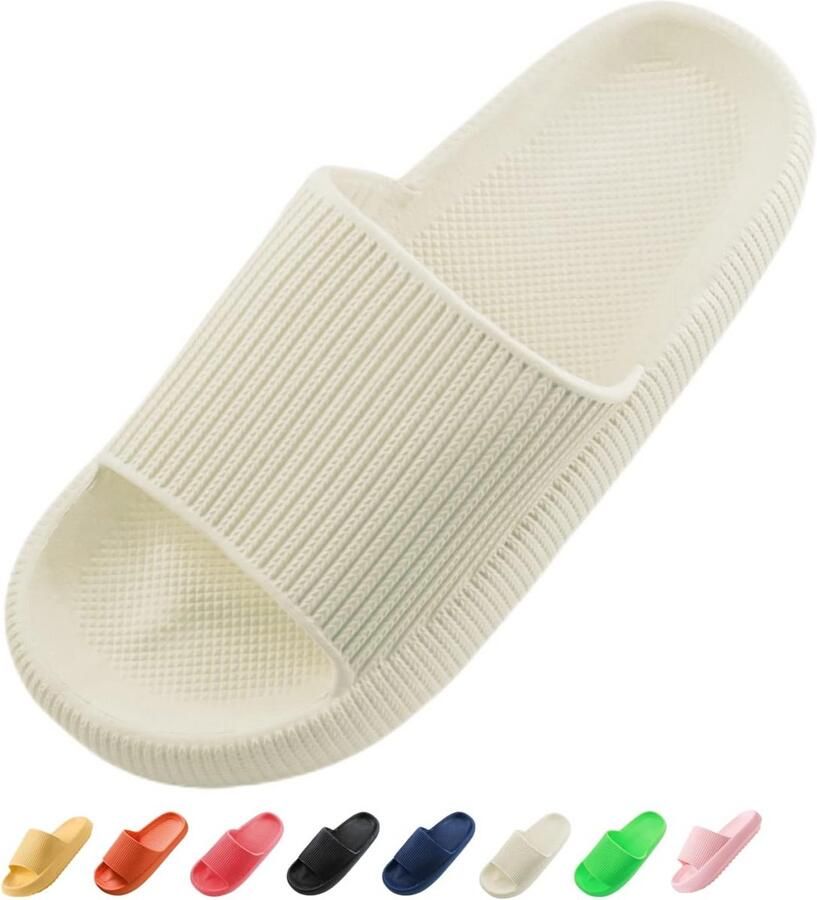 Ultra Zachte Wolken Slides Pantoffels Antislip Sneldrogend voor Binnen en Buiten