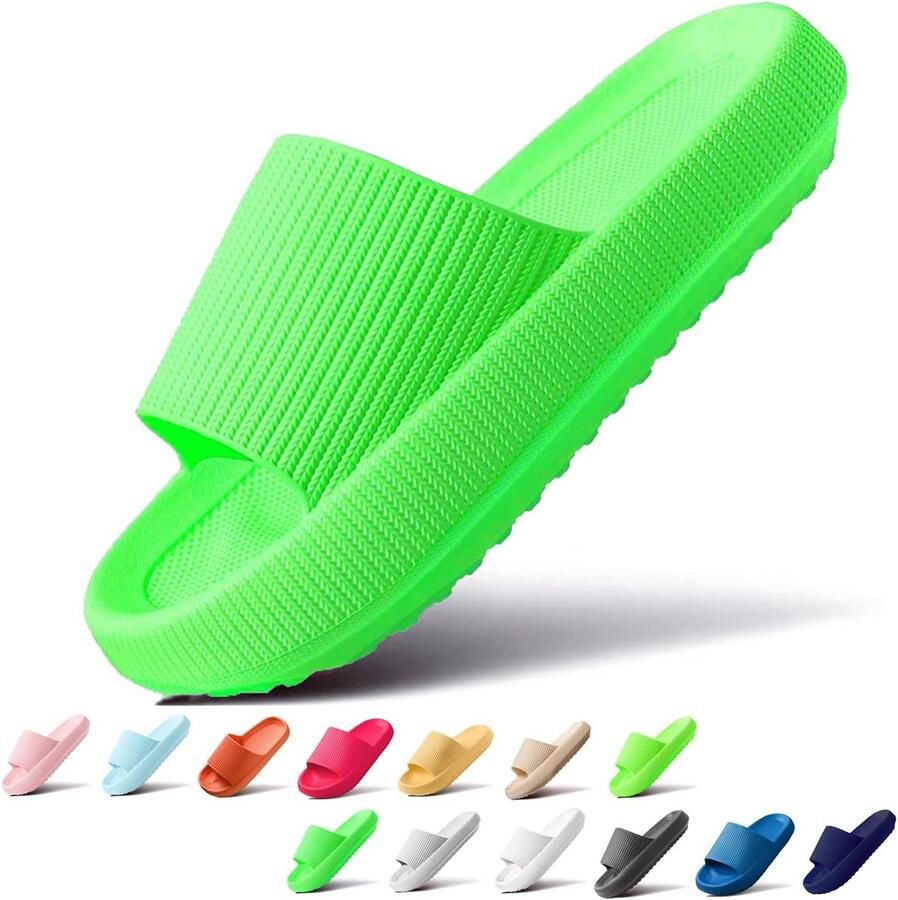 Ultra Zachte en Anti-slip Pantoffels met Wolkengevoel voor Binnen en Buiten