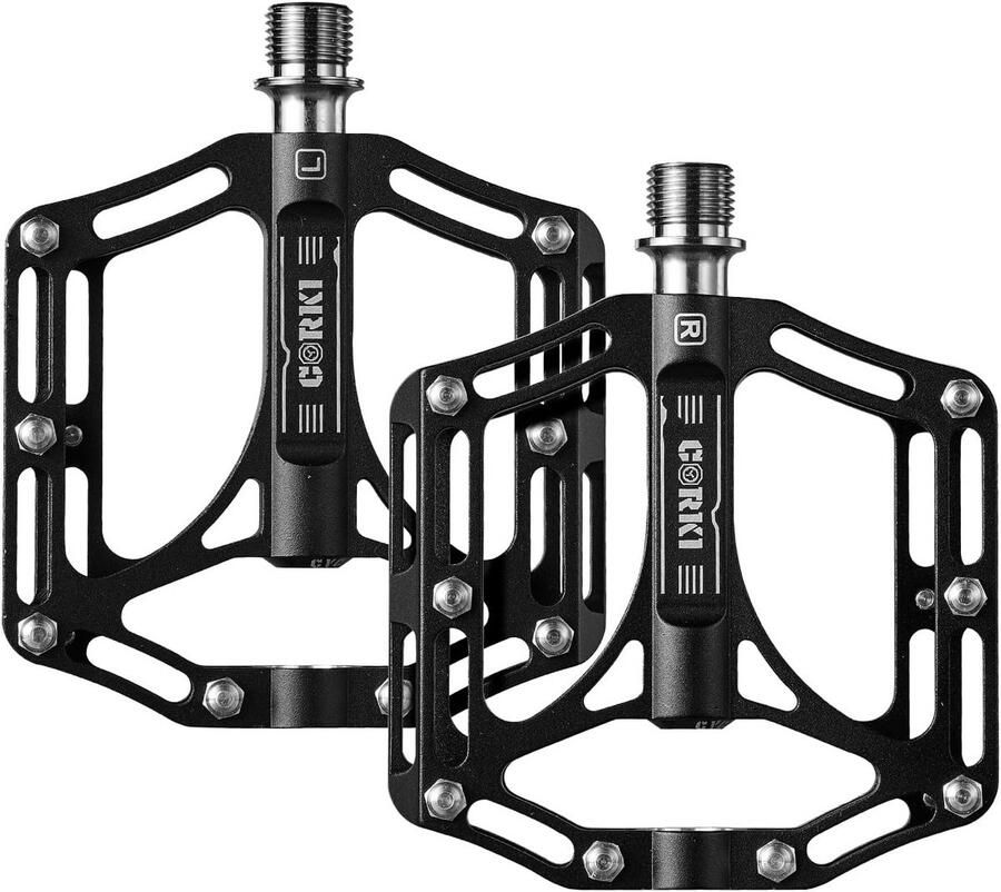 Ultralichte Titanium Fiets Pedalen met Antislip Grip 9 16 Inch voor MTB Racefiets en E-bike