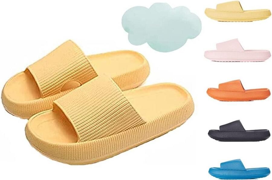 Ultrazachte Cloud Slippers met Dikke Antislip Zool