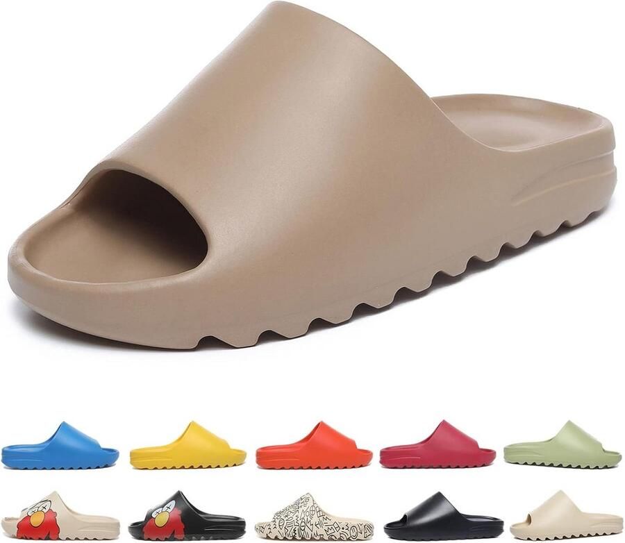 Ultrazachte Dikke Zool Pantoffels Antislip Sneldrogend voor Binnen en Buiten