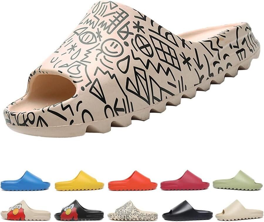 Ultrazachte Wolken Slippers & Antislip Douche & Badslippers met Dikke Zool