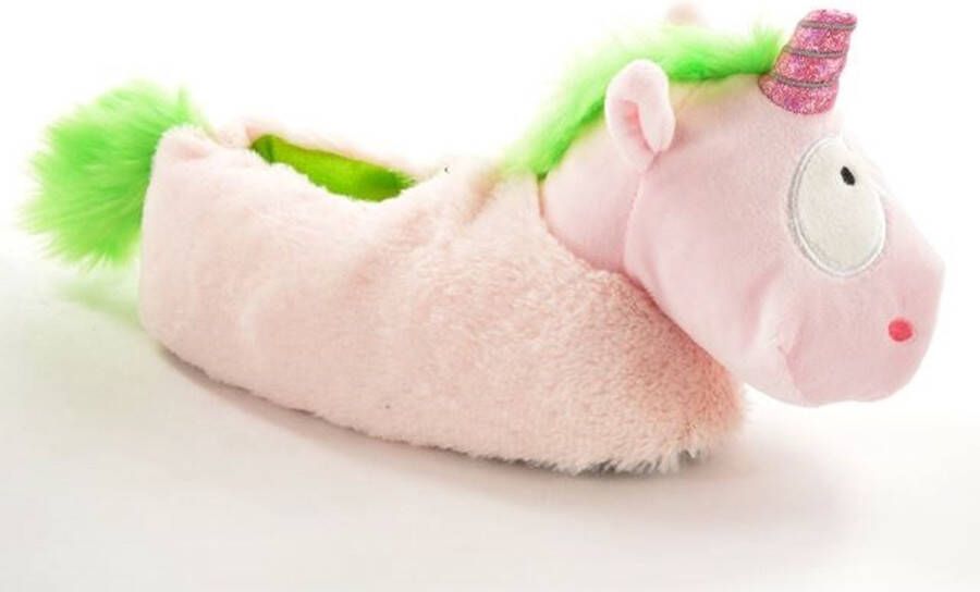 Unicorn dieren pantoffel roze