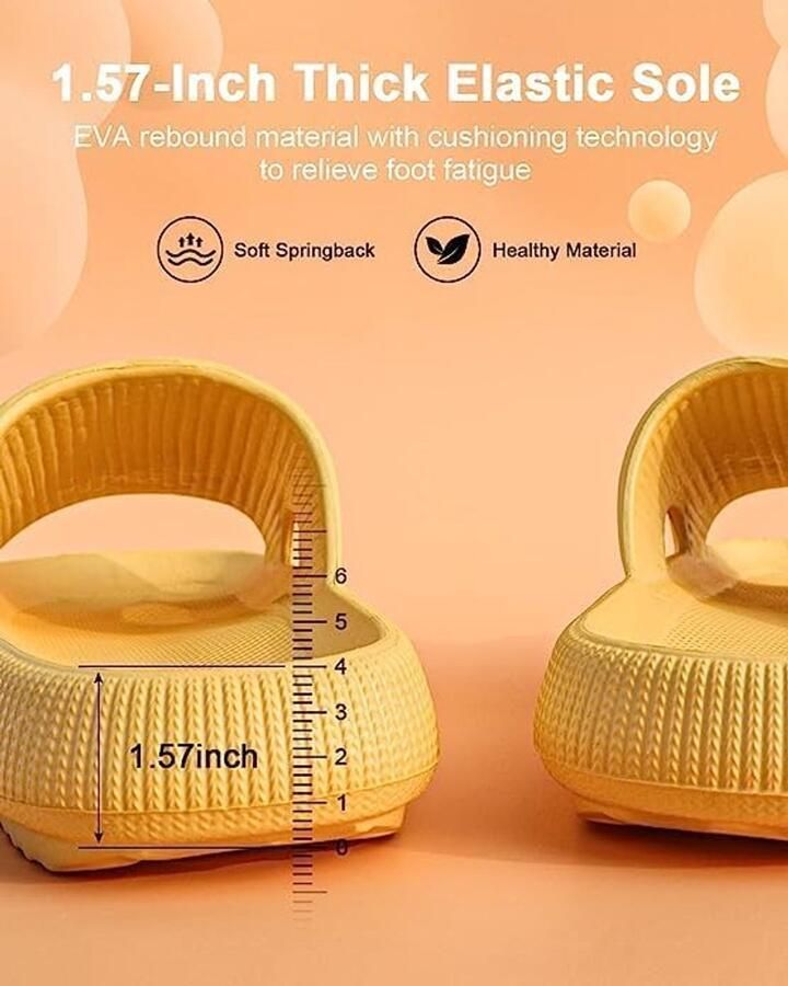 Uniseks EVA-slippers slipvaste pantoffels douchesandaal
